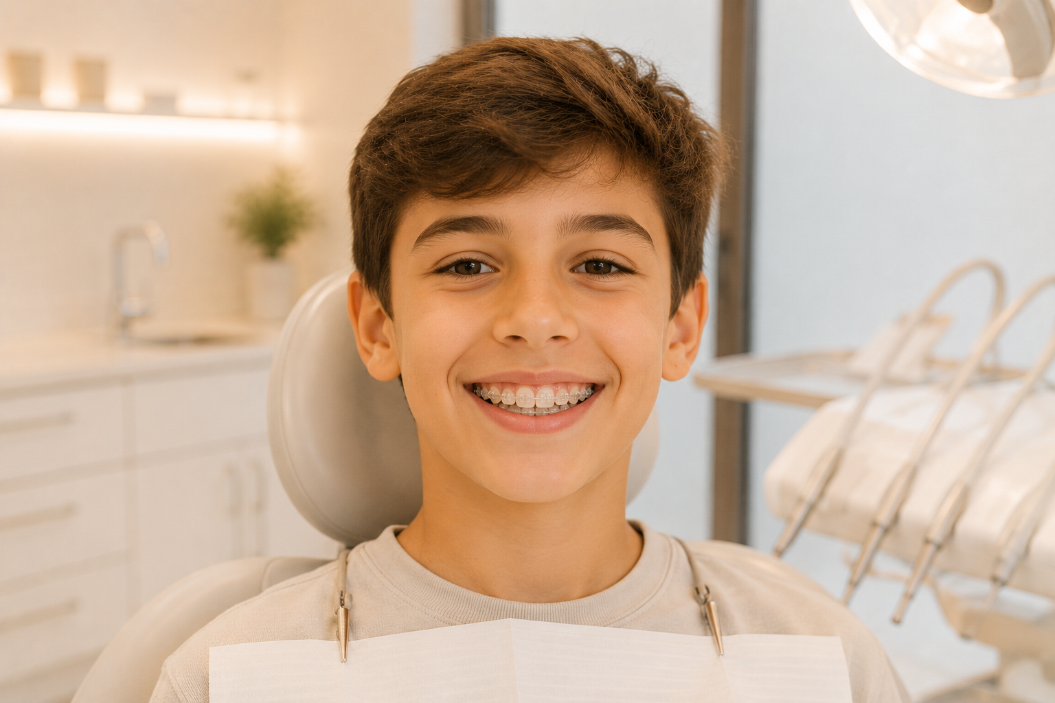 Brackets estéticos de cerámica prácticamente imperceptibles